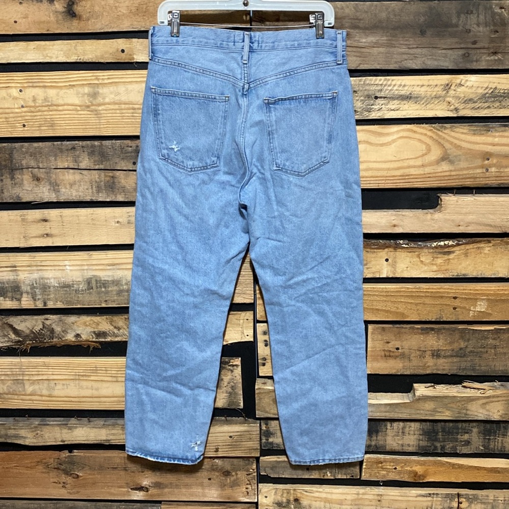 AGOLDE 90s Mid-Rise Light Wash Straight-Leg Jeans‎ Size 28 - Picture 4 of 9